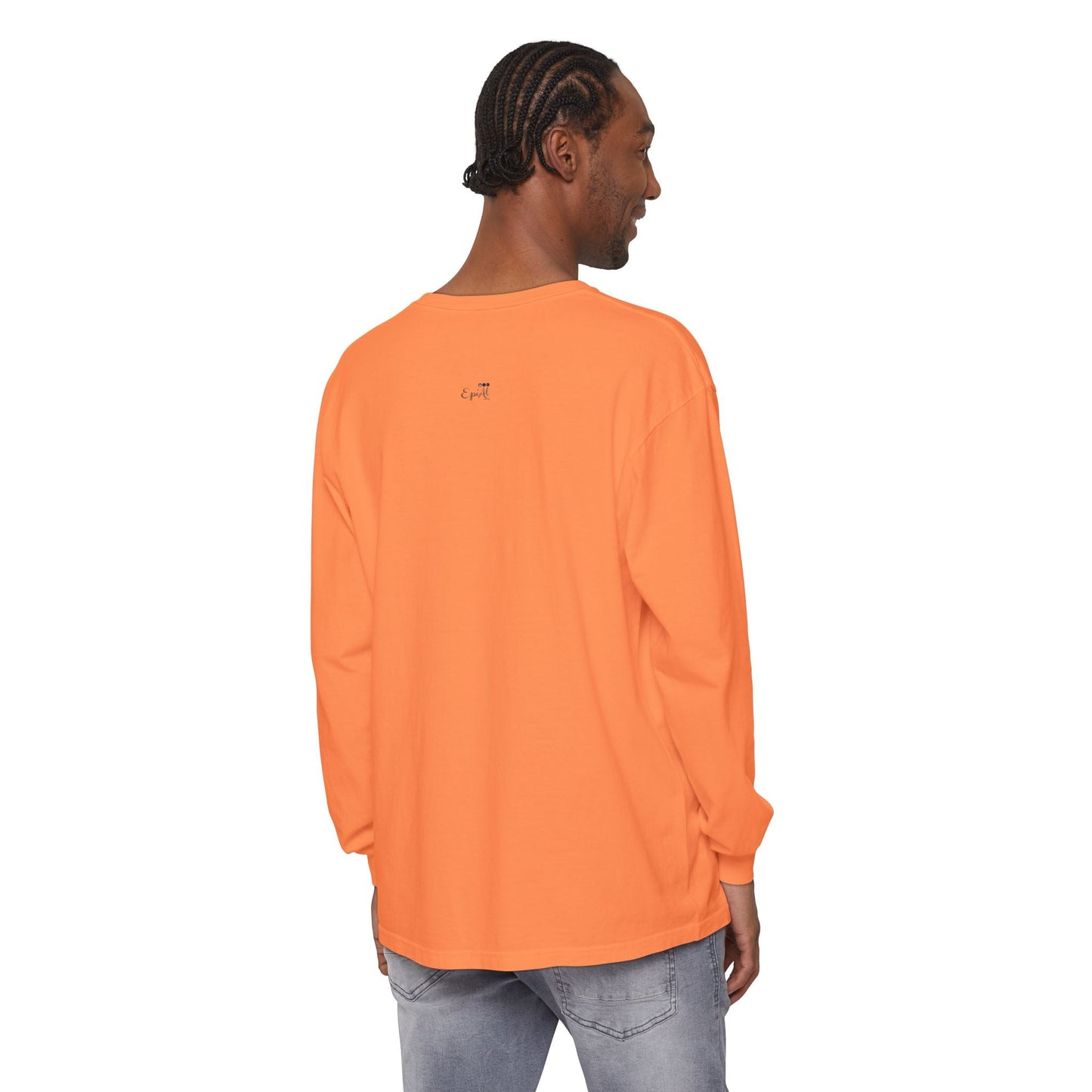 Halloween Cat Long Sleeve Tee - Unisex Spooky Shirt