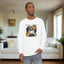 Halloween Cat Long Sleeve Tee - Unisex Spooky Shirt