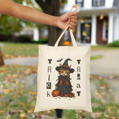 Halloween Cat Trick-or-Treat Tote Bag