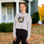 Halloween Kitty Cropped Women's Hoodie