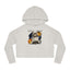 Halloween Kitty Cropped Women's Hoodie