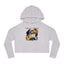 Halloween Kitty Cropped Women's Hoodie