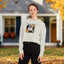 Halloween Kitty Cropped Women's Hoodie