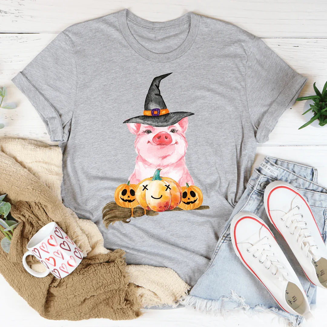 Camiseta de Cerdo de Halloween - Diseño Exclusivo
