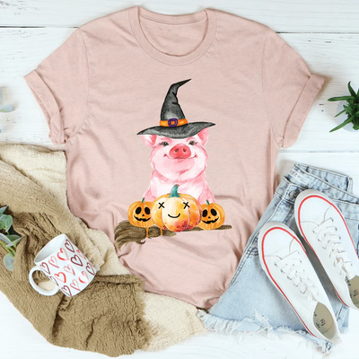Camiseta de Cerdo de Halloween - Diseño Exclusivo