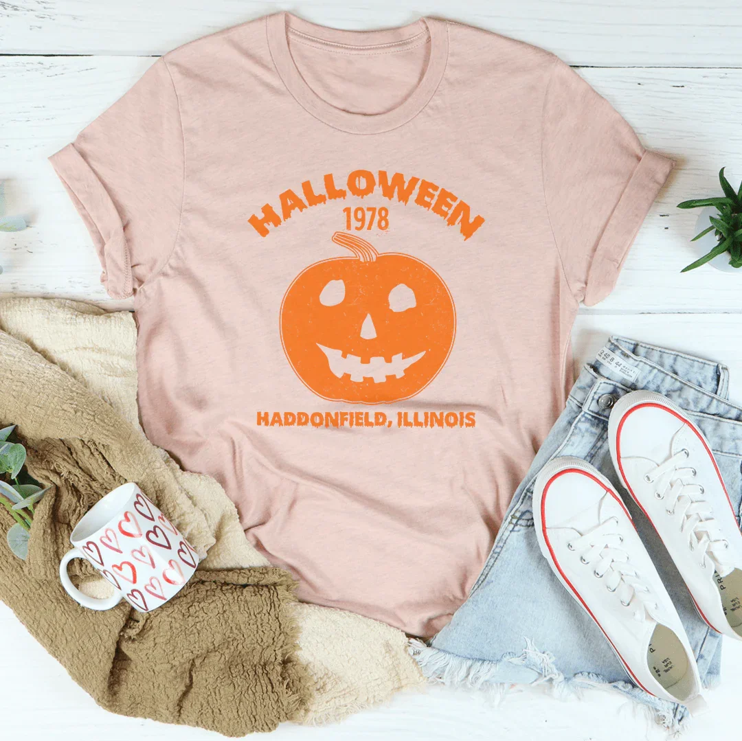 Halloween Pumpkin Tee - Soft & Stylish