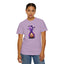 Halloween Unisex T-Shirt with Elegant Purple Ribbon Design