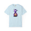 Halloween Unisex T-Shirt with Elegant Purple Ribbon Design