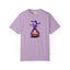 Halloween Unisex T-Shirt with Elegant Purple Ribbon Design