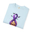 Halloween Unisex T-Shirt with Elegant Purple Ribbon Design