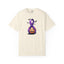 Halloween Unisex T-Shirt with Elegant Purple Ribbon Design