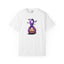 Halloween Unisex T-Shirt with Elegant Purple Ribbon Design