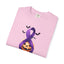 Halloween Unisex T-Shirt with Elegant Purple Ribbon Design