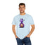 Halloween Unisex T-Shirt with Elegant Purple Ribbon Design