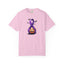 Halloween Unisex T-Shirt with Elegant Purple Ribbon Design