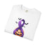 Halloween Unisex T-Shirt with Elegant Purple Ribbon Design