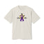 Camiseta deslavada unisex de cinta morada para Halloween