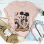 Camiseta de Halloween con Orejas de Ratón Esqueleto