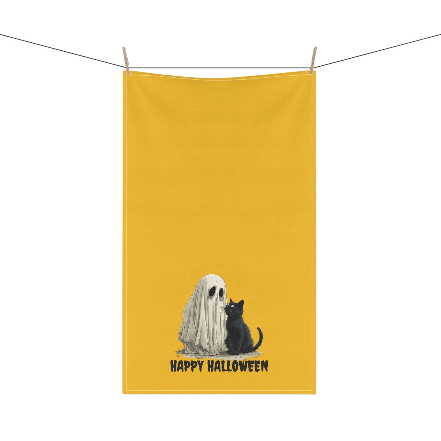 Torchons de cuisine Halloween Fantôme & Chat - Designs Effrayants pour Votre Cuisine