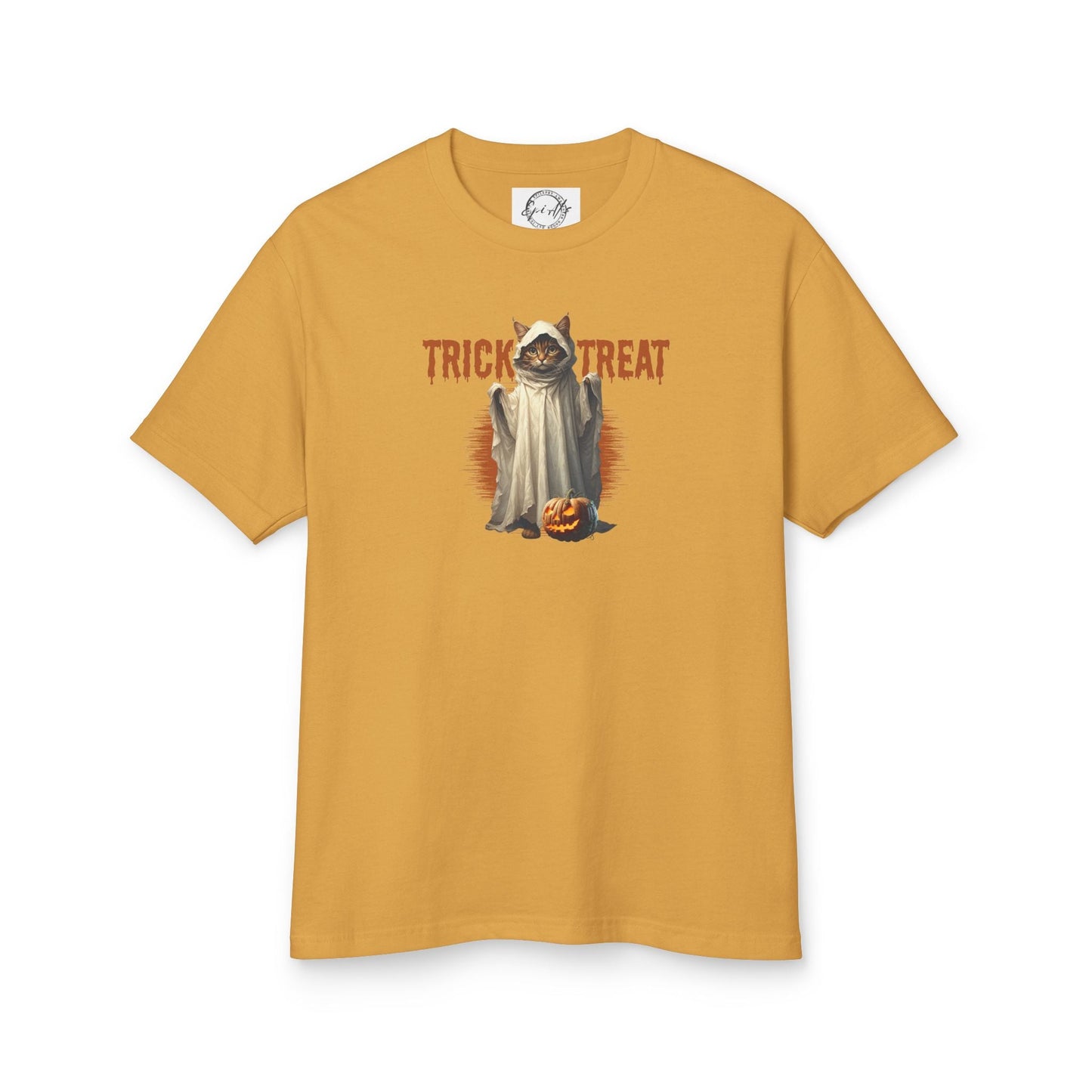 Camiseta Unisex de Halloween Trick-or-Treat Kitty