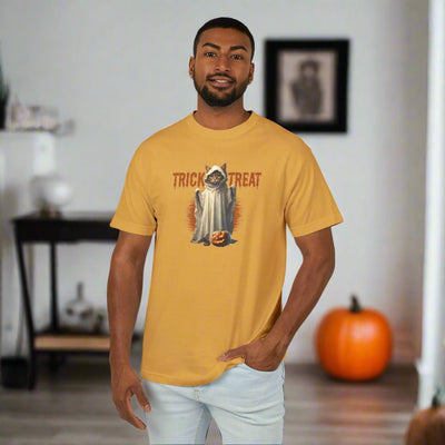 Camiseta Unisex de Halloween Trick-or-Treat Kitty