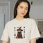 Halloween Witchy Kitty Unisex Faded Tee