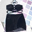 Ensemble de bikinis croisés à col halter - Maillots de bain pour femmes