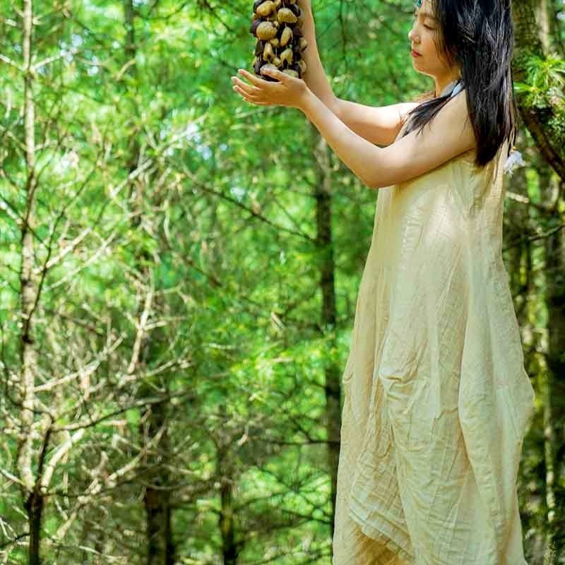 Carillon en Coquilles de Graines Fait Main – Son Naturel de la Forêt Tropicale