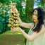 Handmade Panji White Fruit Seed Shell Hand Bell