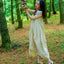 Handmade Panji White Fruit Seed Shell Hand Bell