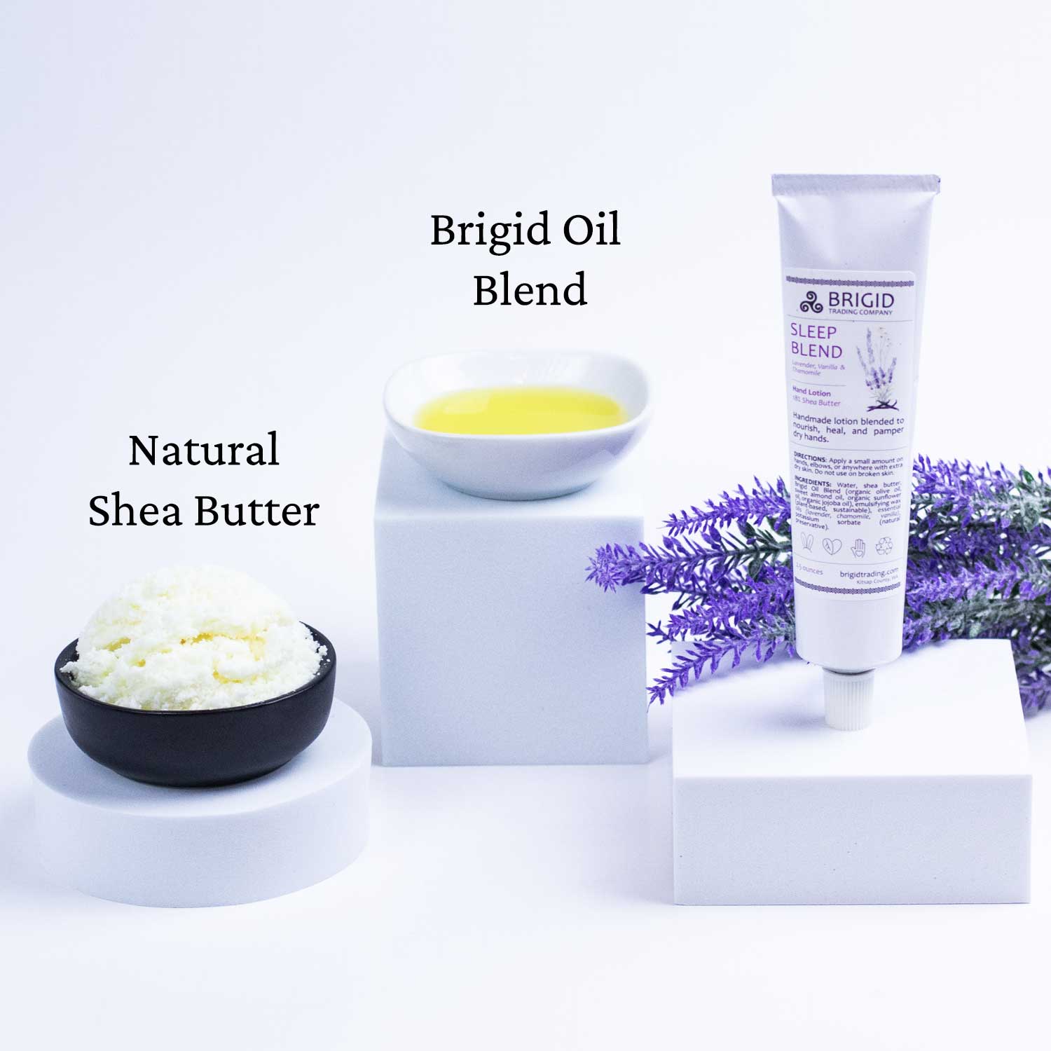 Calming Sleep Hand Lotion - Lavender, Chamomile & Vanilla Essence - Korvel