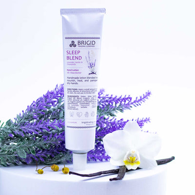 Calming Sleep Hand Lotion - Lavender, Chamomile & Vanilla Essence - Korvel