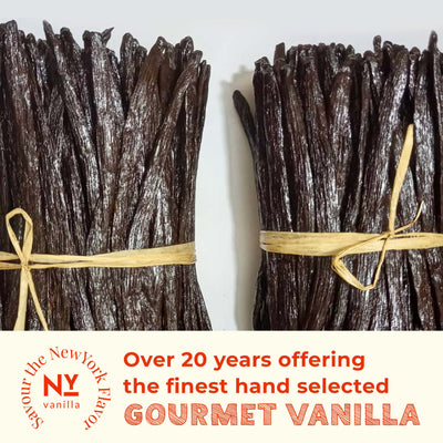 Premium Grade A Bulk Gourmet Vanilla Beans - 12 lb