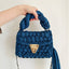 Sac à bandoulière en crochet tissé à la main avec des franges