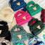 Sac à bandoulière en crochet tissé à la main avec des franges