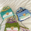Sac à bandoulière en crochet tissé à la main avec des franges