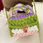 Sac à bandoulière en crochet tissé à la main avec des franges