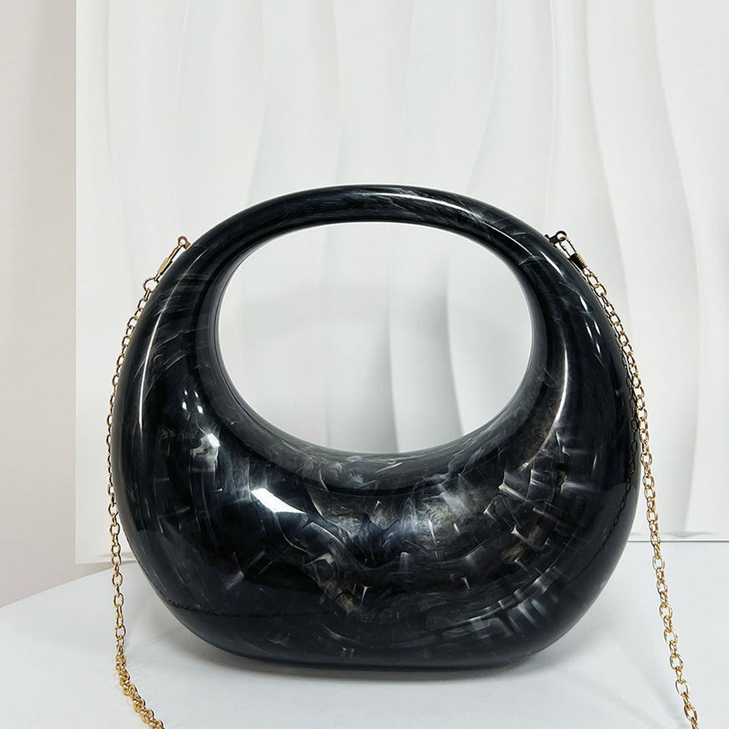 Stone Patterned Barrel Bag - Elegant and Spacious
