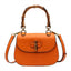 Elegant Handheld Bamboo Saddle Bag for Women