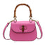 Elegant Handheld Bamboo Saddle Bag for Women