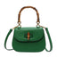 Elegant Handheld Bamboo Saddle Bag for Women