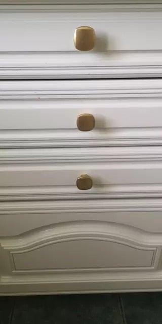 Tiradores de Gabinete Dorados de Perla Moderna