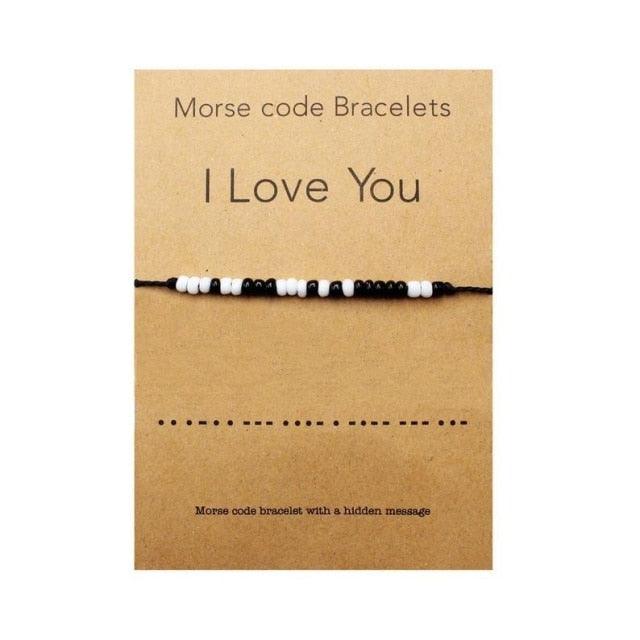 Bracelet pour couples fait main - Bijoux relation ajustables