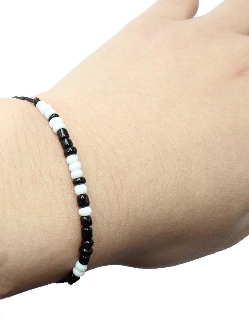 Bracelet pour couples fait main - Bijoux relation ajustables