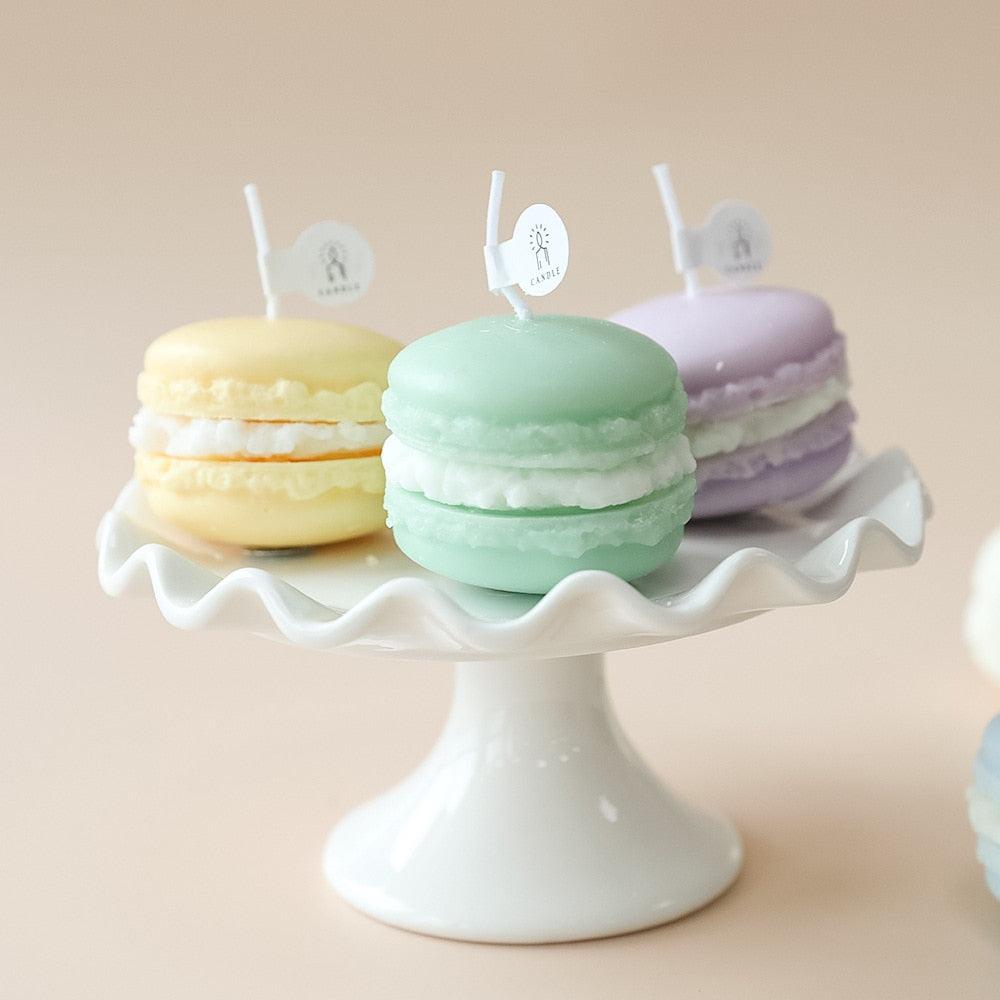 Handmade Macaron Scented Candle Set for Home Decor
