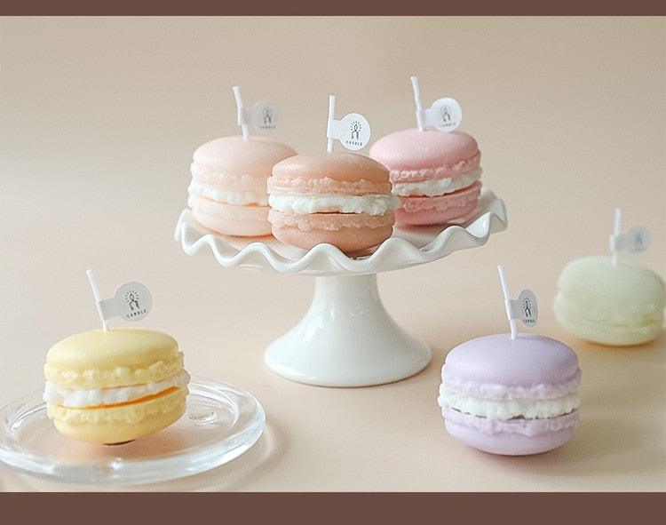 Handmade Macaron Scented Candle Set for Home Decor