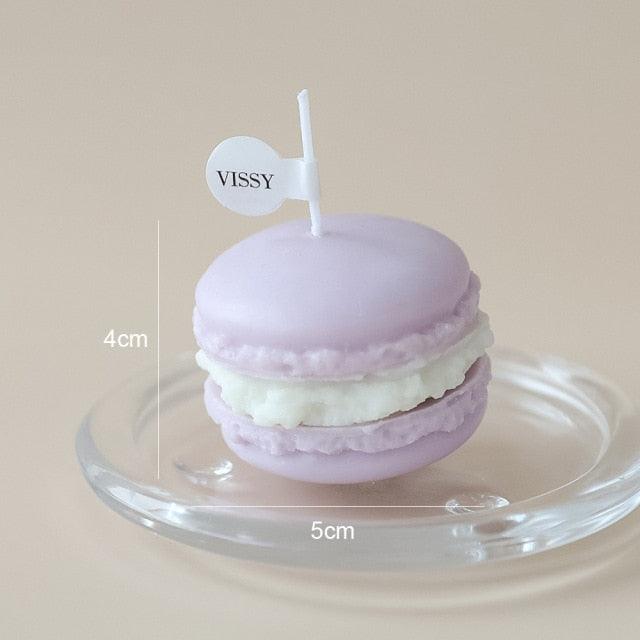 Handmade Macaron Scented Candle Set for Home Decor