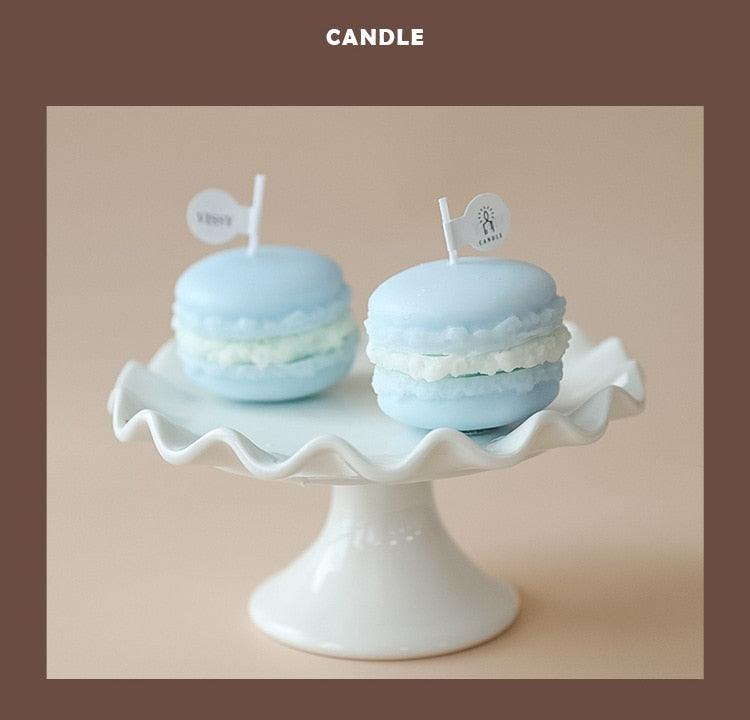 Handmade Macaron Scented Candle Set for Home Decor