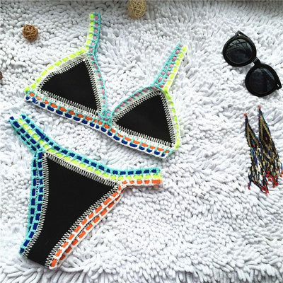 Handmade Crochet Knit Bikini Set for Women