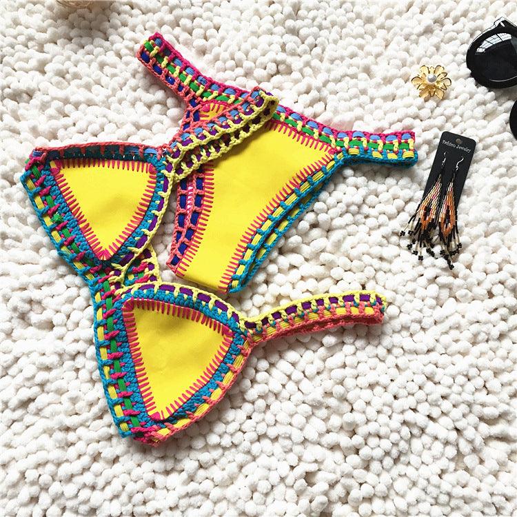 Handmade Crochet Knit Bikini Set for Women